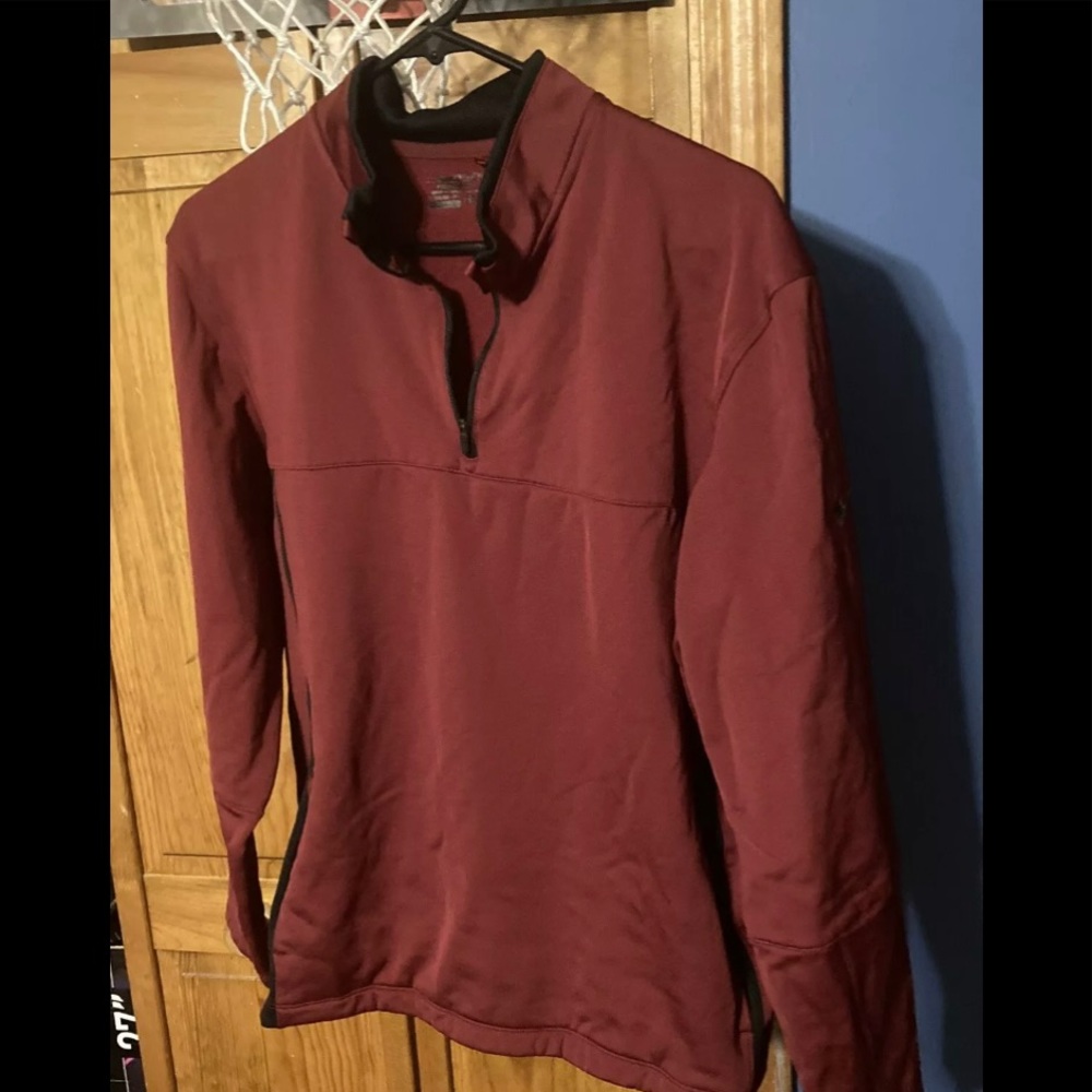 Nike Swoosh Logo Golf 1/4 Zip Pullover Therma Fit Jacket Long Sleeve -Size L